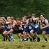 The start of the Boys High School Cross Country race at Palmyra.